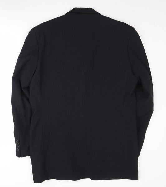 Daniel Hechter Men's Black Blazer Jacket 40L