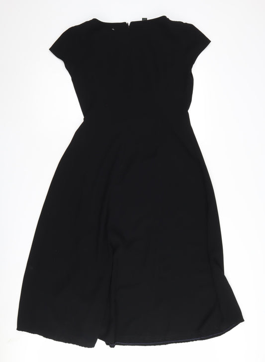 Laura Ashley Women’s Black Sheath Dress Size 8