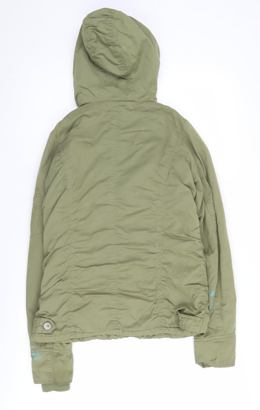 Fat Face Women's Green Parka Jacket Size 8