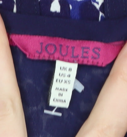 Joules Women's Multicoloured Animal Print Shift Dress, Size 8