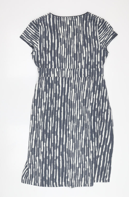 Boden Women's Multicoloured Striped A-Line Dress