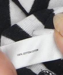 Gap Women's Black Striped Long Sleeve T-Shirt Small