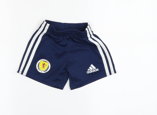 Adidas Unisex Baby Blue Shorts 18-24 Months