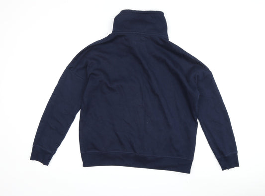 David Jones Women's Blue Pullover Hoodie M