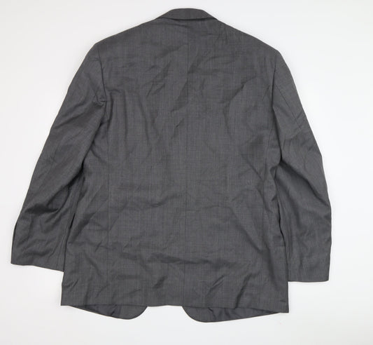 Marks and Spencer Men's Grey Blazer 44 Regular Fit