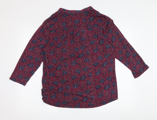 Womens UK Size M Lakeland Multicoloured Polyester Blend Blouse