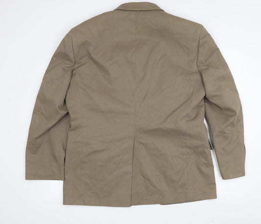 Marks & Spencer Men's Brown Blazer - Size 40S, Classic Fit, Autumn Ready