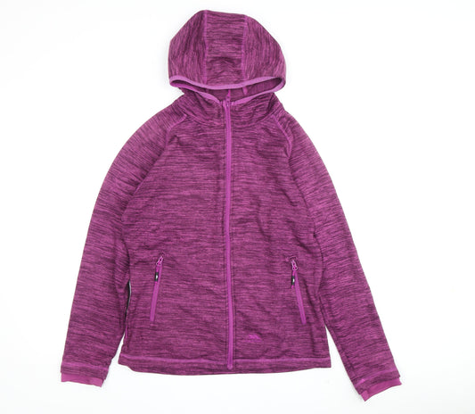Trespass Women's Purple Full Zip Hoodie Size M
