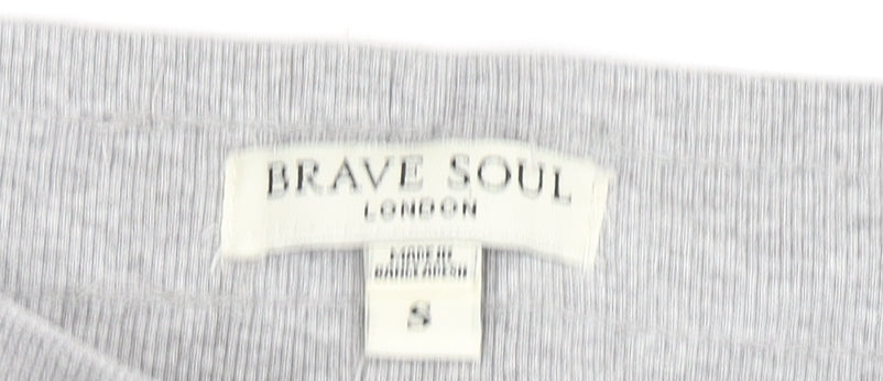 Brave Soul Men's Grey Jogger Trousers Size S