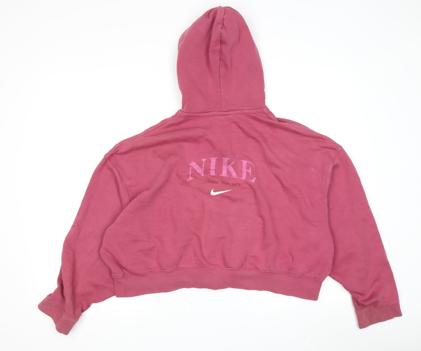 Nike Women's Red Full Zip Hoodie XL