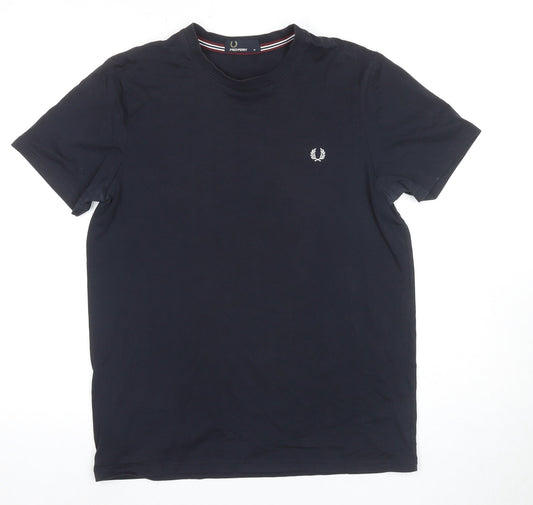 Fred Perry Men's Black M T-Shirt with Logo
