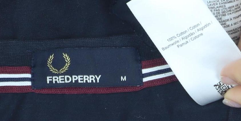 Fred Perry Men's Black M T-Shirt with Logo