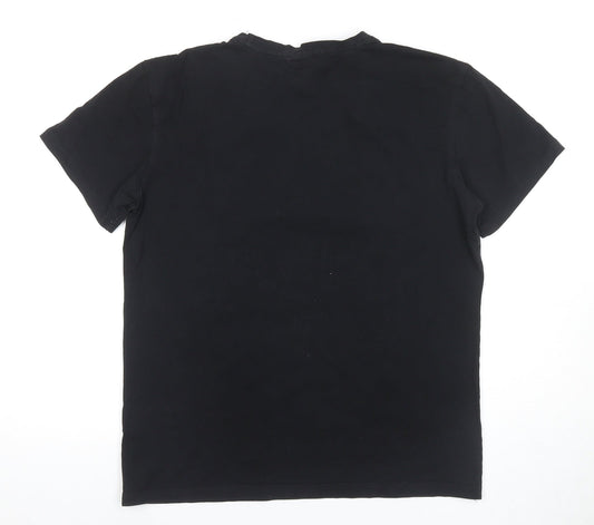 Adidas Unisex Black 2XL Basic Crew Neck T-Shirt