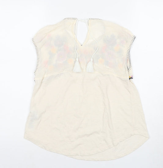 Hollister Women's Multicoloured Floral Tunic Blouse S