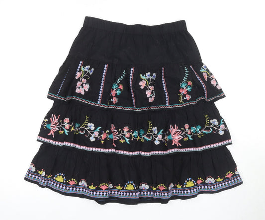 ASOS Women's Black Peasant Skirt, Size 10, Spring/Summer