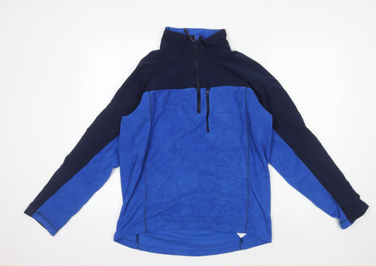 Peter Storm Men's Blue Pullover Fleece Sweatshirt M