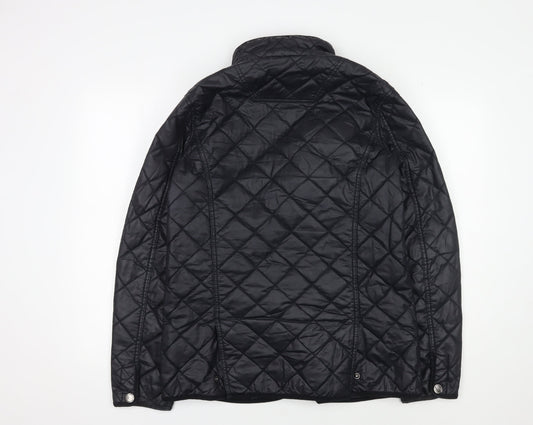 John Lewis & Co. Men's Black Quilted Jacket S