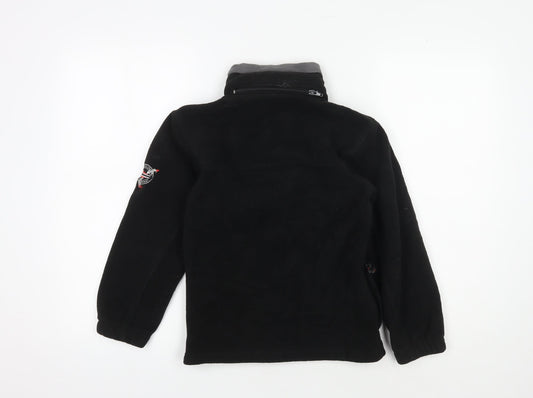 Geographical Norway Boys Black Fleece Jacket 10Y