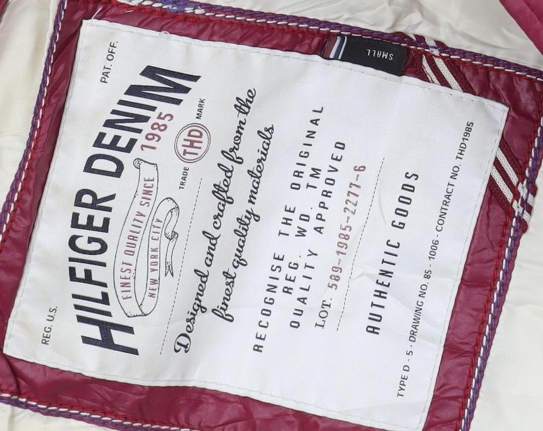 Hilfiger Denim Women's Red Puffer Jacket Size S