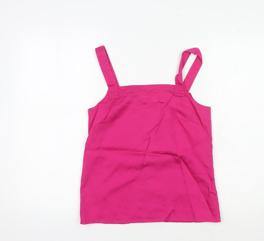 Womens UK Size 8 Windsmoor Pink Cotton Tank