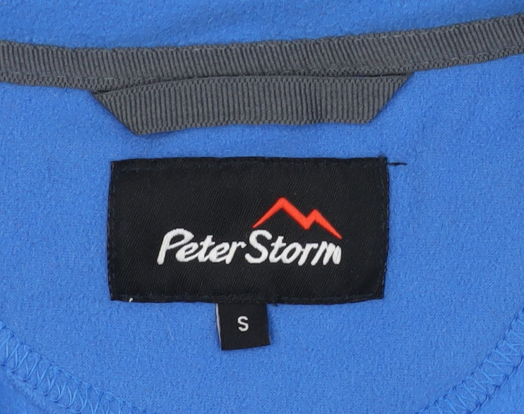 Peter Storm Men's Blue Fleece Pullover Sweatshirt S