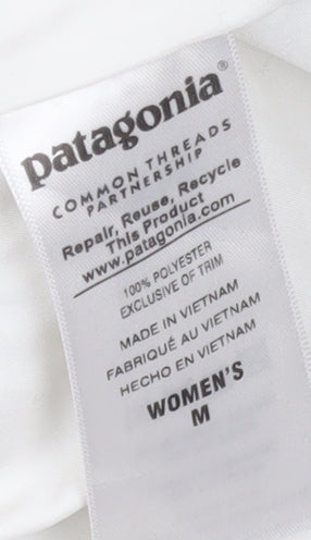 Patagonia Women's White Fleece Waistcoat M Outdoor