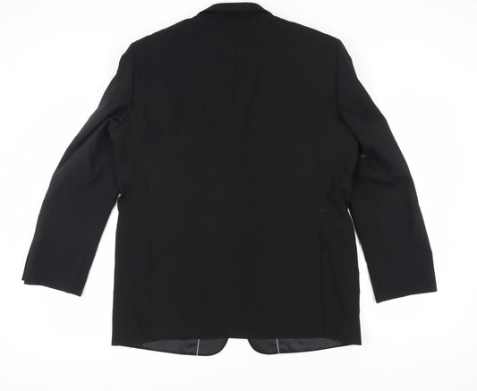 Moss Bros Men's Black Tuxedo Jacket 44R Formal