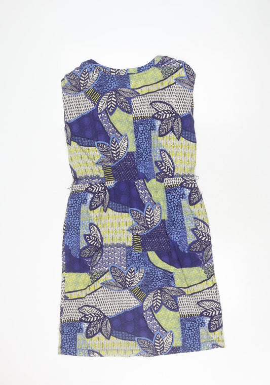 White Stuff Women's Multicoloured Patchwork Dress, Size 12