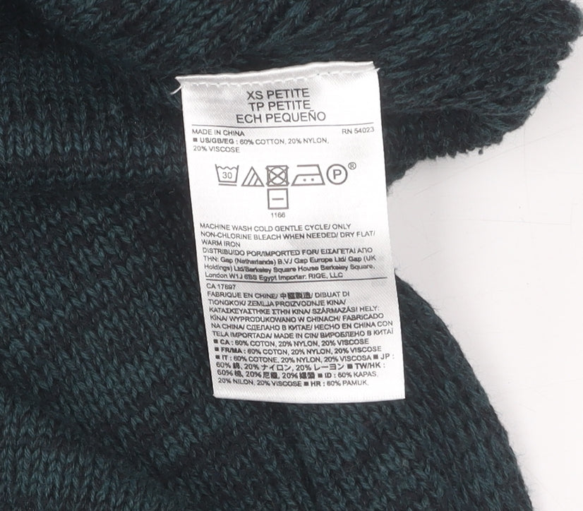 Banana Republic Women's Green Knit Sleeveless Jumper XS