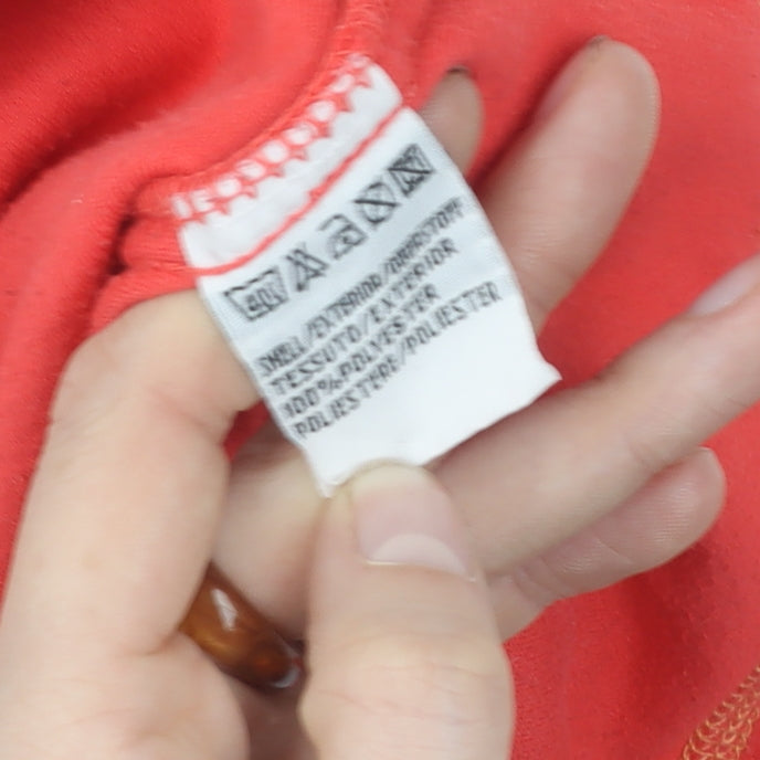 O'Neill Women's Red Fleece Sweatshirt L, Zip
