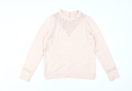 Fat Face Women's Ivory Knit Pullover Jumper Size 8