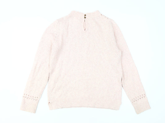 Fat Face Women's Ivory Knit Pullover Jumper Size 8