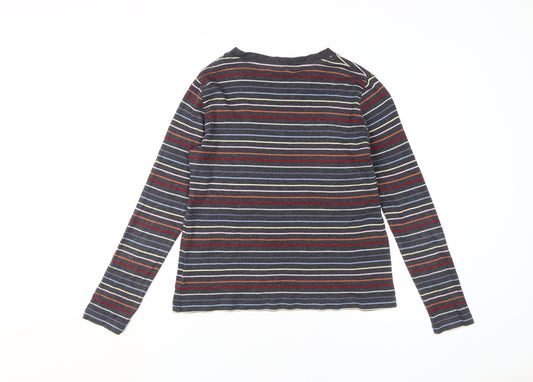 Womens UK Size 10 Oliver Bonas Multicoloured 100% Cotton T-Shirt