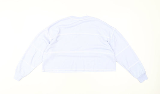 Hollister Women's Blue XS Cropped Jumper