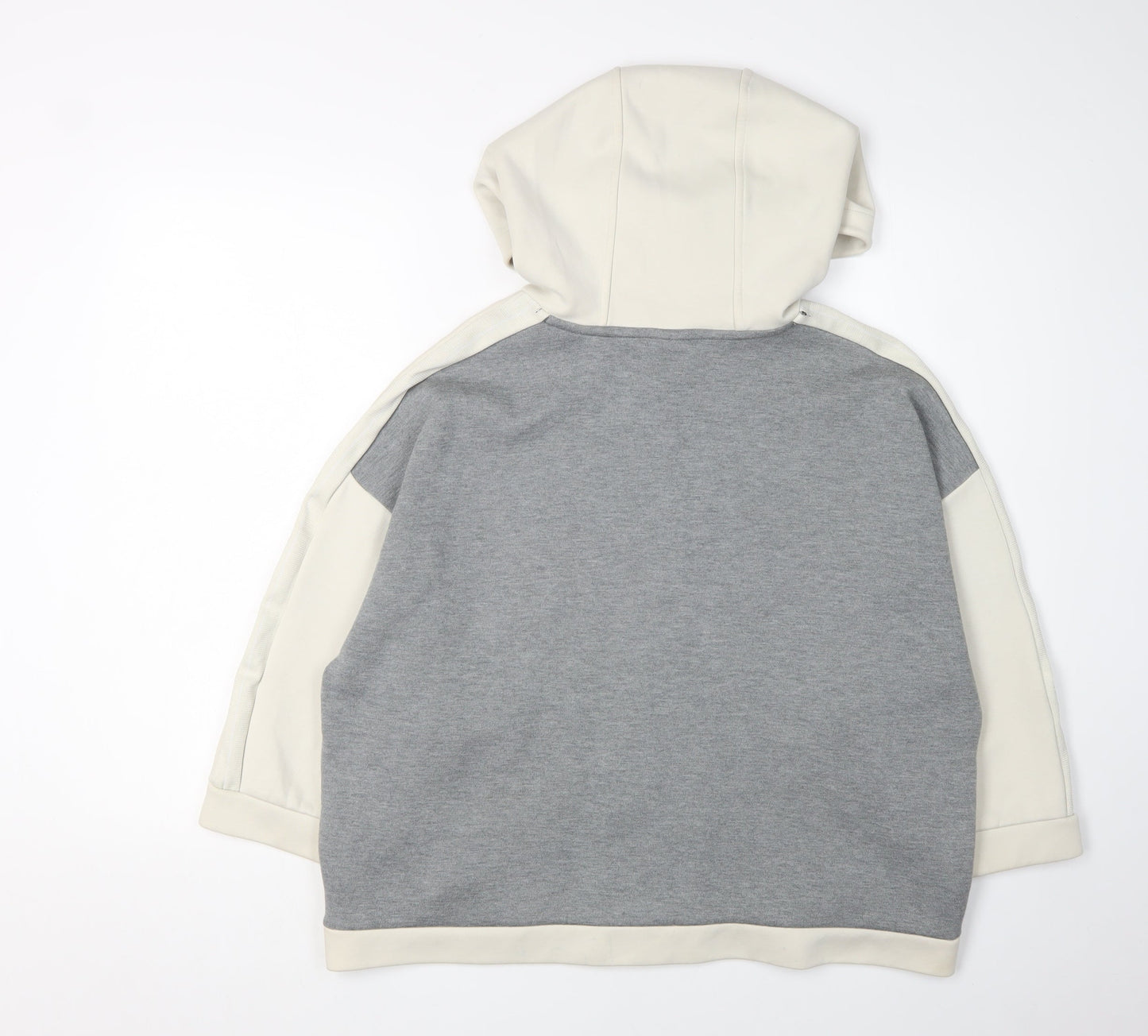 Puma Women's Ivory Pullover Hoodie, Size 14, Logo Accent