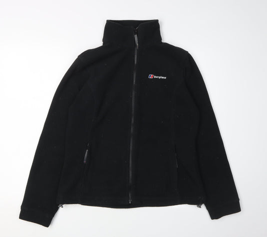 Berghaus Women's Black Fleece Jacket UK 12 Casual Outdoor