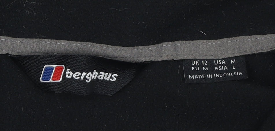 Berghaus Women's Black Fleece Jacket UK 12 Casual Outdoor