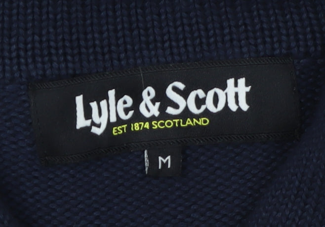 Lyle & Scott Men's Blue Pullover Jumper M Size