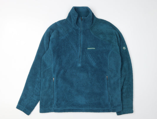 Craghoppers Blue Fleece Pullover Sweatshirt, Size 12