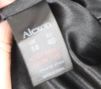 Alexon Women's Black Puffer Jacket Size 14