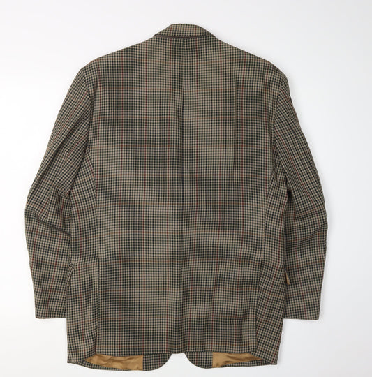Berwin & Berwin Men's Multicoloured Check Blazer 40 Short