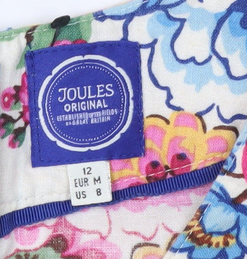 Joules Women's Floral Dress Size 12 Multicoloured