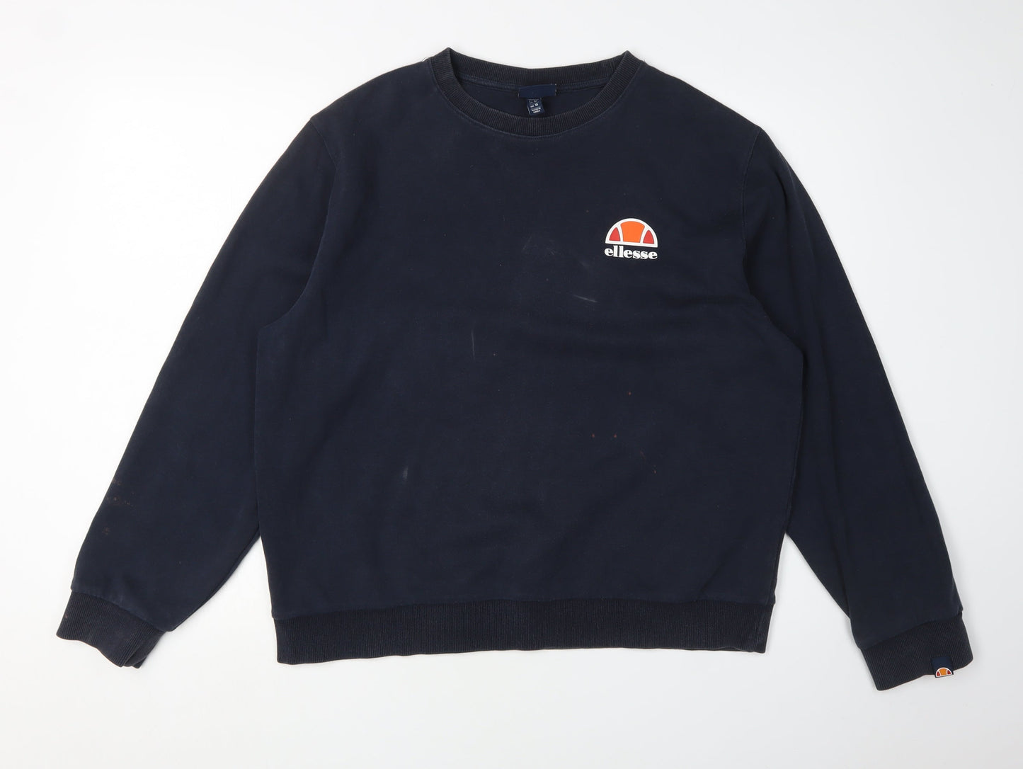 Ellesse Women's Black Logo Sweatshirt UK 16
