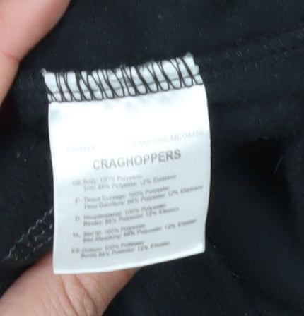 Craghoppers Men's Black 1/2 Zip Pullover Sweatshirt M
