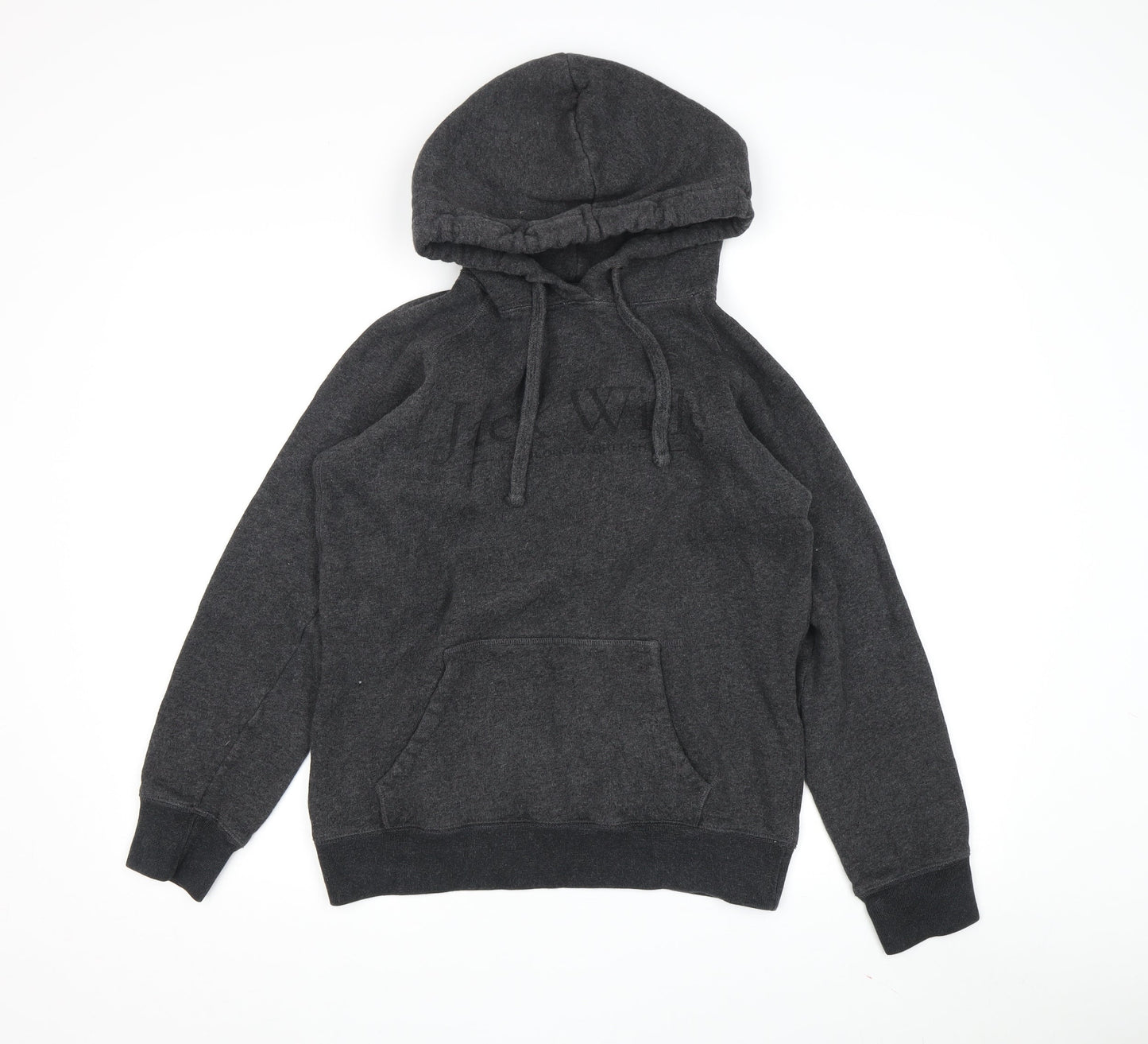 Jack Wills Women's Grey Pullover Hoodie Size 8