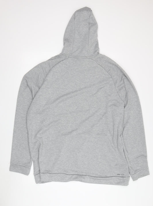 Nike Men's Grey Pullover Hoodie XXL Sportswear