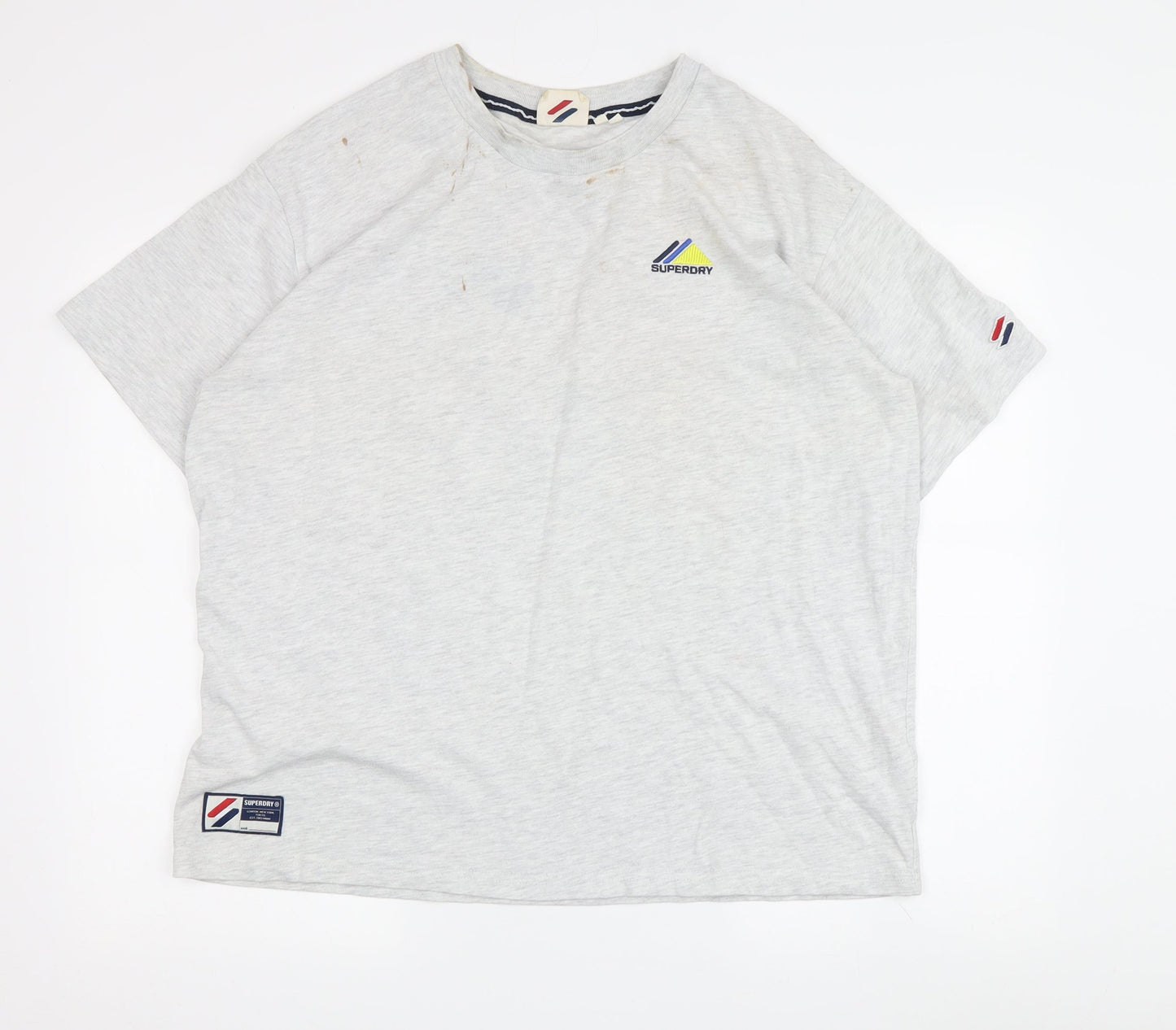 Superdry Women's Grey Basic T-Shirt Size 16