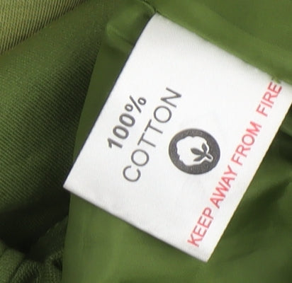 Mens UK L Regular Glenmuir Green 1/4 Zip Sweatshirt