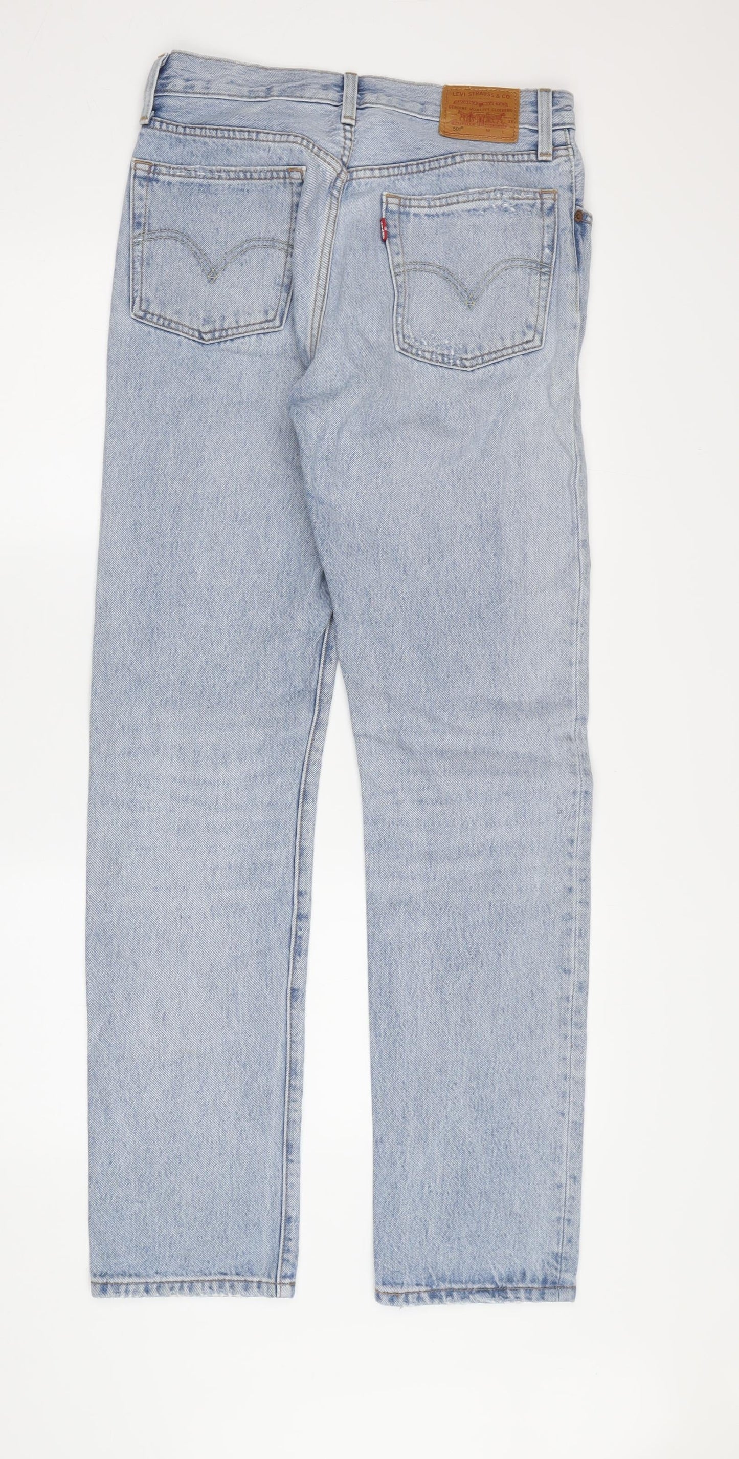 Levi's Men's Blue Straight Jeans Size 26 Button Closure