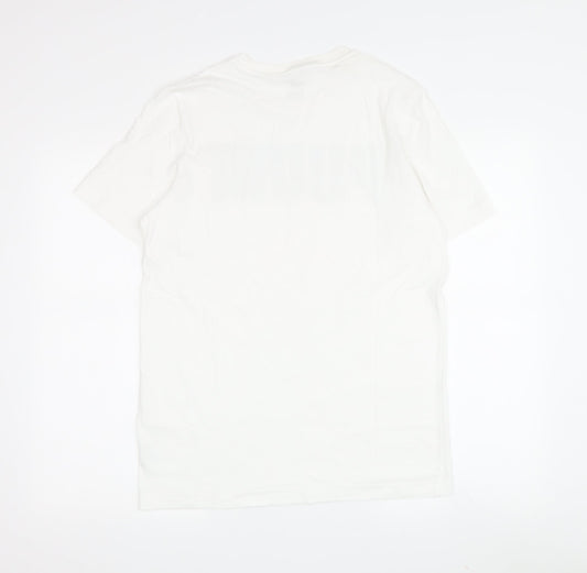 Mens UK Size S PUMA White Cotton T-Shirt